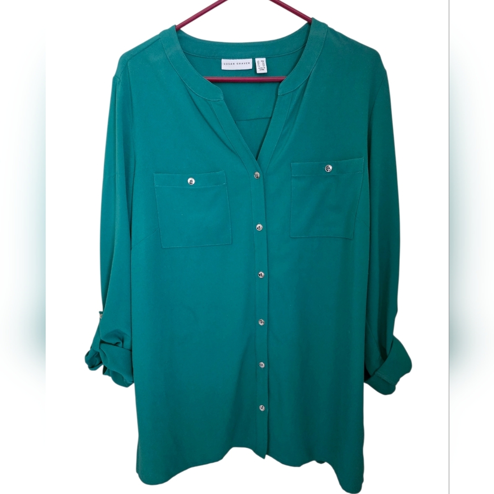 Susan Graver Blouse 18W